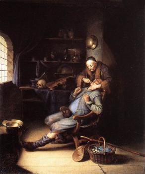 Gerrit Dou : The Extraction of Tooth